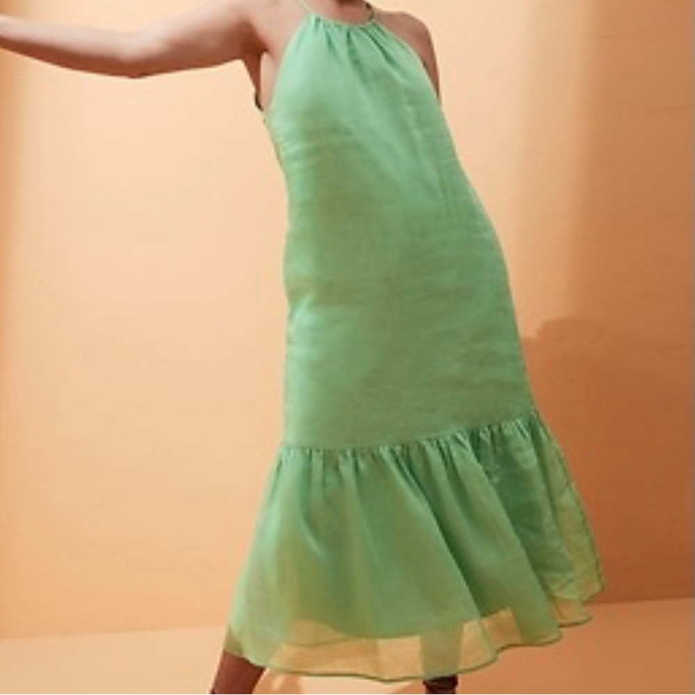 Banana Republic Green Maxi Dress Size S